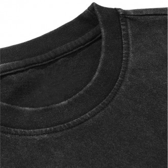 Anime Wholesale Oversized custom vintage american street hiphop retro splash ink printing wash water to make old short-s