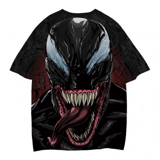 Anime Wholesale Spider man Short Sleeve Polyester Sports T-shirt All Over Printing 3d Digital Printed T-shirt Tees