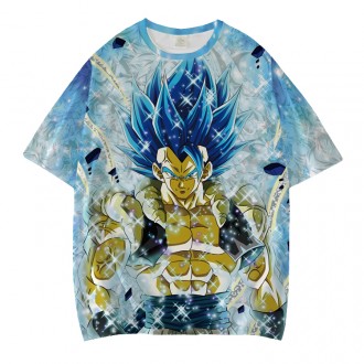 Anime Wholesale DRAGON BALL Short Sleeve Polyester Sports T-shirt All Over Printing 3d Digital Printed T-shirt Tees