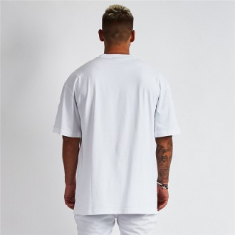 Men's Cotton T-Shirts Oversized Unisex Short Sleeves Casual Loose Tee Tops