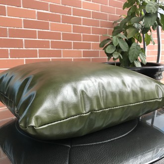 Black Faux Leather Skin Soft Pu pillow Cushion Cover/pillow Pu pillowcase Casecustom